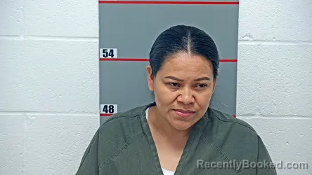 Mugshot of Karina Rodriguez Perez booked in Grayson County, Kentucky on August 19, 2026