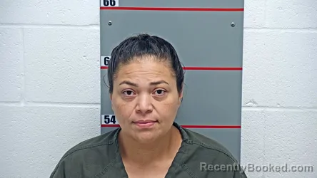 Mugshot of Claudia Galindo-Serrano booked in Grayson County, Kentucky on August 19, 2026