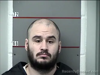 Mugshot of Dustin Ferguson booked in Grayson County, Kentucky on August 20, 2026