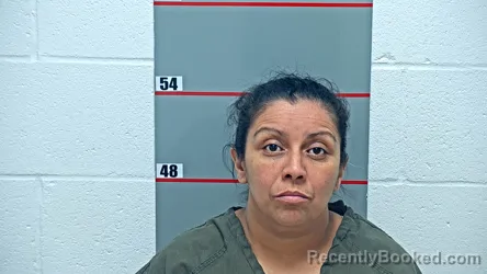 Mugshot of Ericka Del Socorro Mayorga booked in Grayson County, Kentucky on August 21, 2026