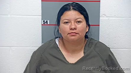 Mugshot of Monserrat Coria Ramos booked in Grayson County, Kentucky on August 21, 2026