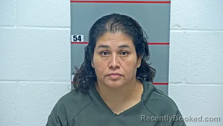 Mugshot of Maria Aguilar Gomez booked in Grayson County, Kentucky on August 21, 2026