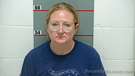 Mugshot of Jenna Rogers booked in Grayson County, Kentucky on August 27, 2026
