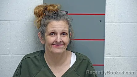 Mugshot of Angela Callahan booked in Grayson County, Kentucky on August 24, 2026