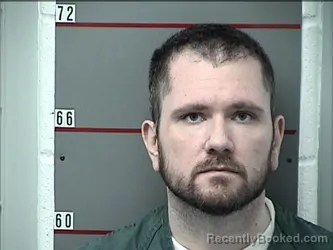 Mugshot of Brandon Wesley Rogers booked in Grayson County, Kentucky on August 26, 2026