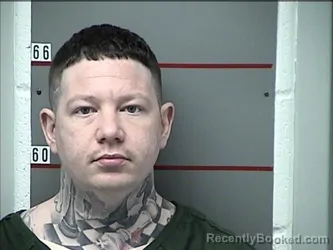 Mugshot of Joshua Samuel Smith booked in Grayson County, Kentucky on August 27, 2026