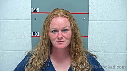 Mugshot of Christina Barnhouse booked in Grayson County, Kentucky on August 28, 2026