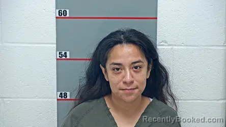 Mugshot of Rosa Maria Morgado Arellano booked in Grayson County, Kentucky on August 31, 2026