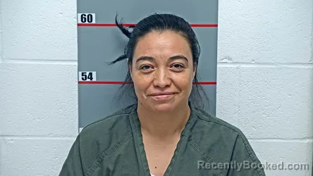 Mugshot of Mayra Aguilar-Garcia booked in Grayson County, Kentucky on August 31, 2026