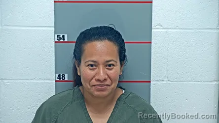 Mugshot of Karen Fuentes booked in Grayson County, Kentucky on August 31, 2026