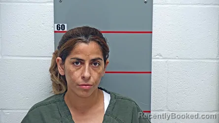 Mugshot of Sara Zambrano Arenales booked in Grayson County, Kentucky on August 31, 2026