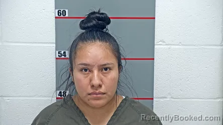 Mugshot of Noelia Dominguez Maureliano booked in Grayson County, Kentucky on August 31, 2026