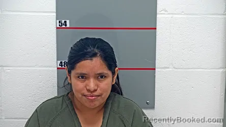 Mugshot of Graciela Juan Diego booked in Grayson County, Kentucky on August 31, 2026