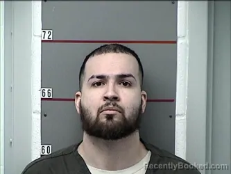 Mugshot of Wilfredo Caro Aguilar booked in Grayson County, Kentucky on September 3, 2026