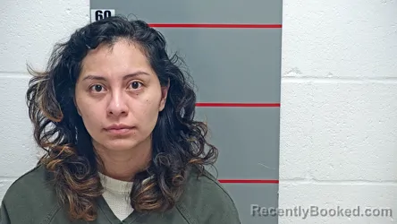 Mugshot of Keyla Garcia Mendoza booked in Grayson County, Kentucky on September 7, 2026