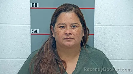 Mugshot of Maria Bustamante- Contreras booked in Grayson County, Kentucky on September 12, 2026