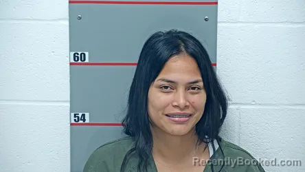 Mugshot of Alexandra Martinez Penate booked in Grayson County, Kentucky on September 12, 2026