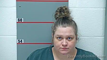 Mugshot of Jessica Perkins booked in Grayson County, Kentucky on September 15, 2026
