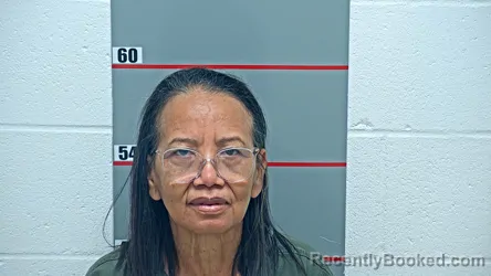 Mugshot of Meris Ortiz Chirinos booked in Grayson County, Kentucky on October 6, 2026