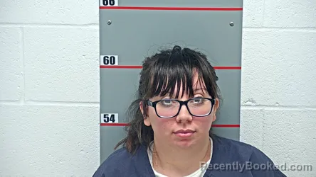Mugshot of Hannah Rupard booked in Grayson County, Kentucky on October 13, 2026