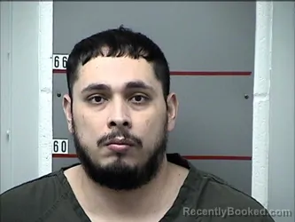 Mugshot of Gabriel Aguilar-Benitez booked in Grayson County, Kentucky on October 16, 2026