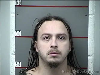 Mugshot of Dustin Risley booked in Grayson County, Kentucky on October 16, 2026