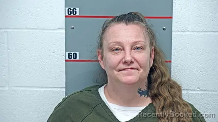 Mugshot of Tiffany Helton booked in Grayson County, Kentucky on October 19, 2026
