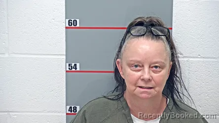 Mugshot of Melissa Coffey booked in Grayson County, Kentucky on October 19, 2026