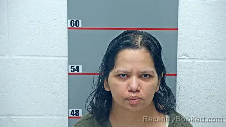 Mugshot of Katherinne Cortez-Celada booked in Grayson County, Kentucky on October 20, 2026