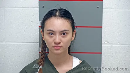 Mugshot of Yanyi Zhang booked in Grayson County, Kentucky on October 20, 2026