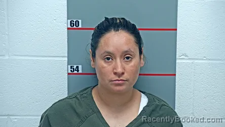 Mugshot of Yesenia Castano Castano booked in Grayson County, Kentucky on October 21, 2026