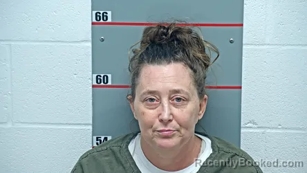 Mugshot of Sandra Lynn Fitzgerald booked in Grayson County, Kentucky on October 22, 2026