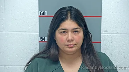 Mugshot of Genesis Carolina Reyes Garcia booked in Grayson County, Kentucky on October 23, 2026