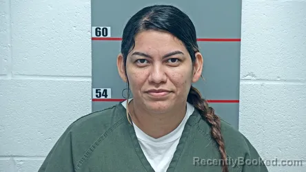 Mugshot of Brenda Castaneda Rodriguez booked in Grayson County, Kentucky on October 26, 2026
