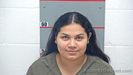 Mugshot of Claudia Guerra-Chacon booked in Grayson County, Kentucky on October 26, 2026