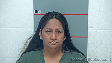 Mugshot of Noelia Tush Pelico De Ortega booked in Grayson County, Kentucky on October 26, 2026
