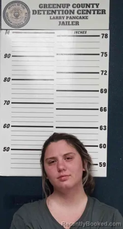 Mugshot of KATELYN HAY booked in Greenup County, Kentucky on June 14, 2026