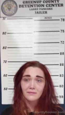 Mugshot of HAYLEY SLAVENS booked in Greenup County, Kentucky on June 23, 2026