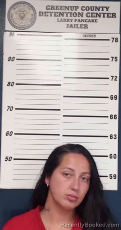 Mugshot of MELINA CRABTREE booked in Greenup County, Kentucky on August 3, 2026