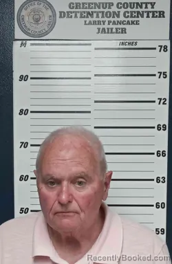 Mugshot of DONALD BARKER booked in Greenup County, Kentucky on August 4, 2026