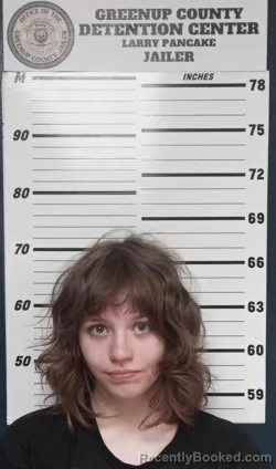 Mugshot of Tigerlily Brindier booked in Greenup County, Kentucky on September 12, 2026