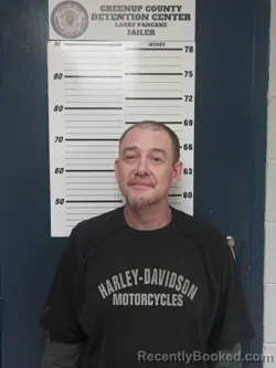 Mugshot of LARRY DAVIS booked in Greenup County, Kentucky on March 28, 2026