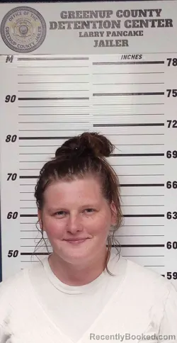 Mugshot of Yasmine Lightner booked in Greenup County, Kentucky on October 2, 2026