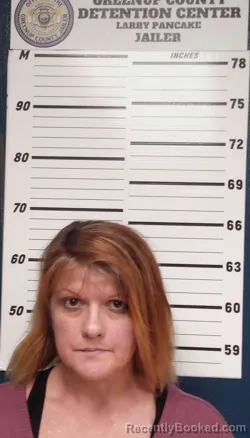 Mugshot of Stacey Barnett booked in Greenup County, Kentucky on October 20, 2026