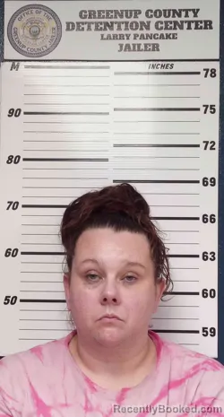 Mugshot of Britney Wells booked in Greenup County, Kentucky on August 15, 2026
