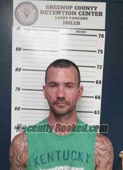 Booking photo from Greenup County, Kentucky