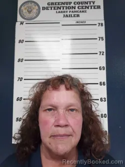 Mugshot of PAULA RICE booked in Greenup County, Kentucky on April 21, 2026