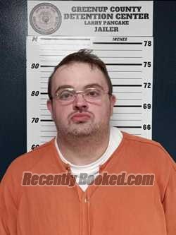 Booking photo from Greenup County, Kentucky