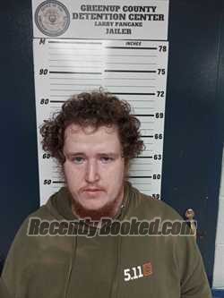 Booking photo from Greenup County, Kentucky
