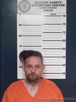 Mugshot of JERROD GRIFFITH booked in Greenup County, Kentucky on April 7, 2026